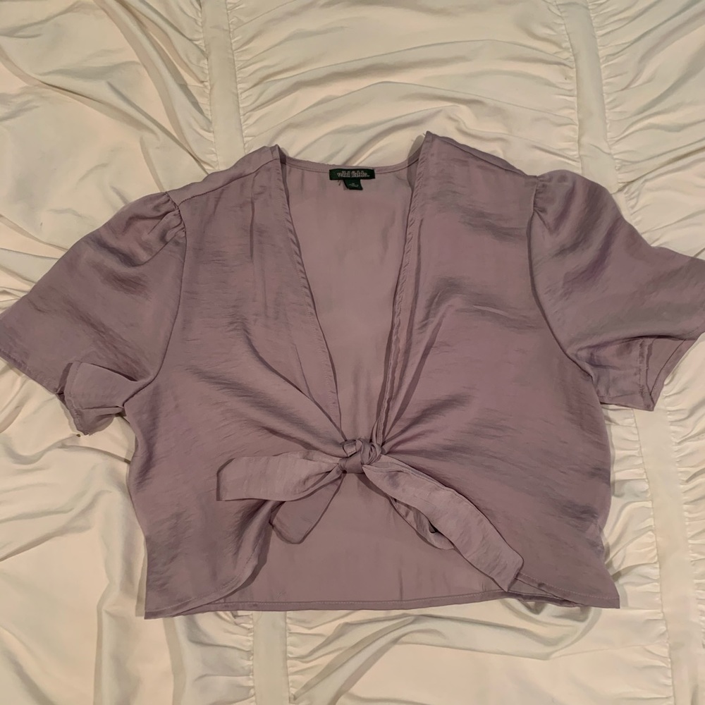 Tie crop top